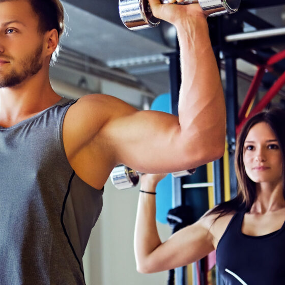 Körperregionen Schultereck­gelenksprengung - Hantelnübung