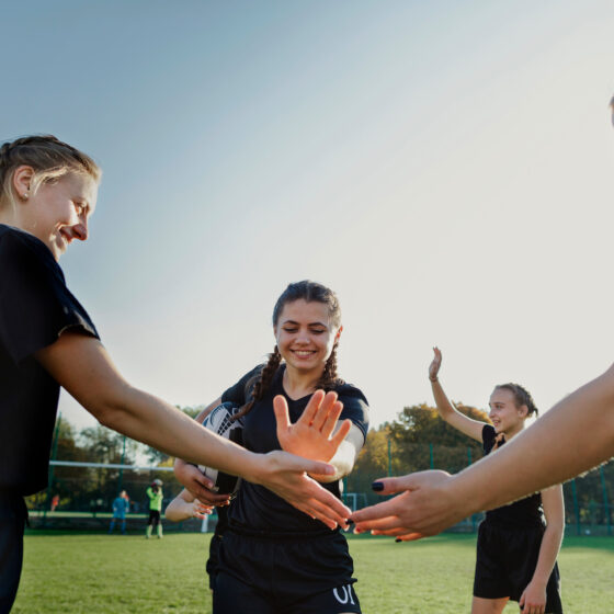Körperregionen Schulterluxation - Damen-Rugbyteam