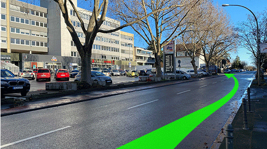 Einfahrt zum Ampido-Parkhaus in der Schönhauser Straße 62, 50968 Köln